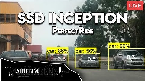 PerfectRide: Demo SSD Inception Live Feed