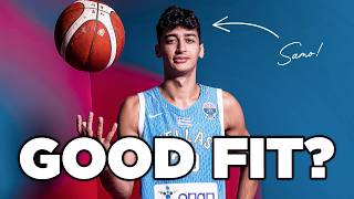 Alexandros Samodurov Scouting Report + Would He Be A Good Fit At UNC?! | LIVE CLIP