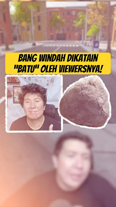 Bang windah dikatain “Batu” oleh Viewers-nya sendiri!!! #windahbasudara #windah #shorts #shortvideo