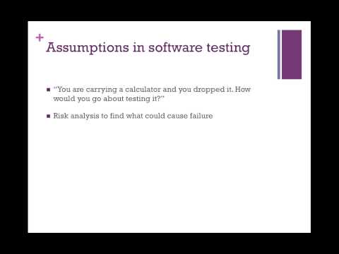 [5-min software testing tips-2] Assumptions