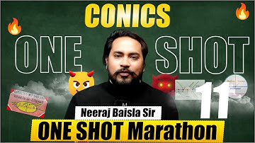 🔥🔥🔥 NDA 1 2024 | CONICS | ONE SHOT MARATHON 11 | by Neeraj Baisla Sir |  #nda12024