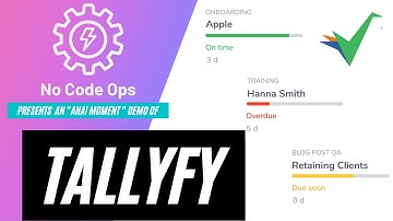 "Aha! Moment" Demo Video with Tallyfy
