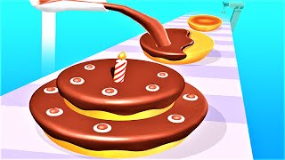 Full 🎂 Cake Stack 🎂 GAMEPLAY Levels 1-8 (Android, iOS) Guide