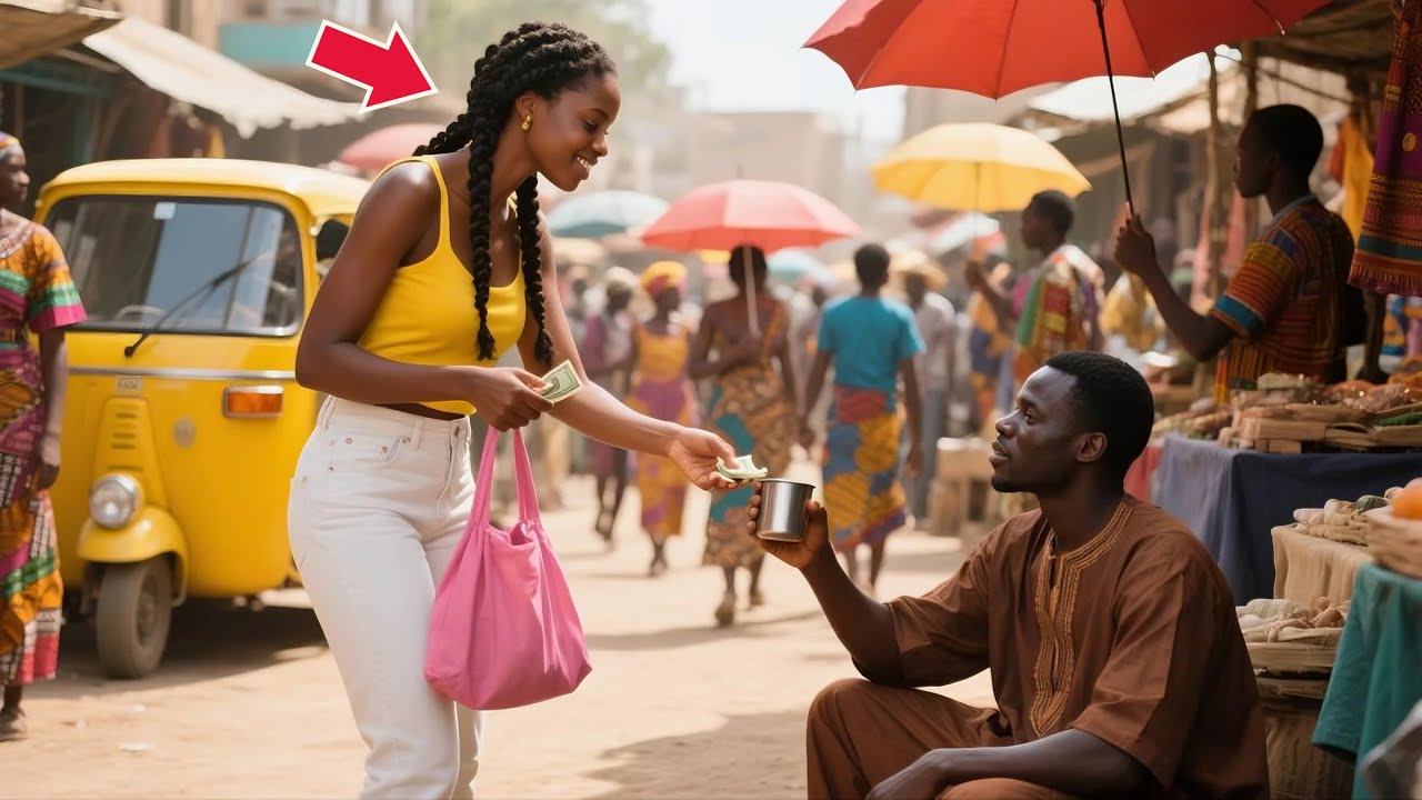 Watch how a poor student won the heart of a billionaire who disguise himself as a beggar