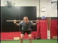 Dowel warmup