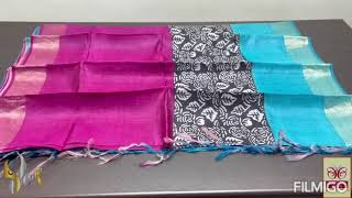Pure Tussar Silk Sarees (16/9/2021)