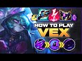 HOW TO PLAY VEX SEASON 14 | Build &amp; Runes | Season 14 Vex guide | League of Legends