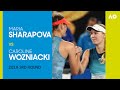 Former Champion Maria Sharapova Vs Defending Champion Caroline Wozniacki Australian Open 2019 