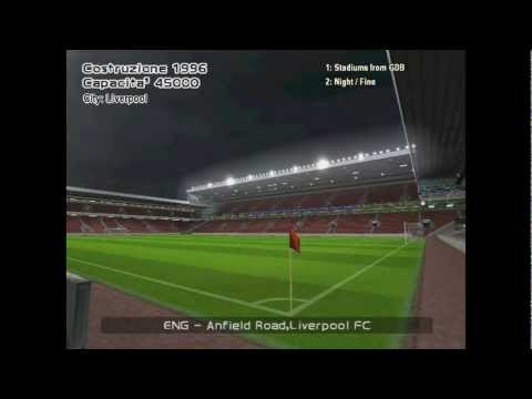 FA Premier League stadiums in PES 6 (HD 720p)