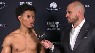 Troy Nash reacts to his victory over Ethan Perez: Zuffa Boxing 09, July 26, 2026