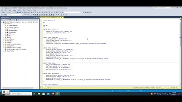 Executing multiple statements in a query window within SQL Server Management Studio