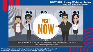 DOST-STII Webinar Series about Library Content screenshot 5