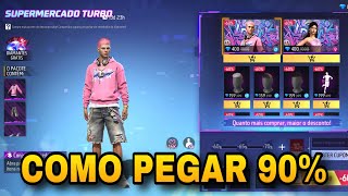 90% DE DESCONTO ! EVENTO SUPERMERCADO TURBO ! PEGUEI TUDO ! 