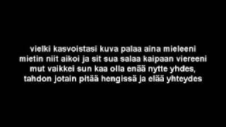 Video thumbnail of "Edorf - Lähtösi Jälkeen + lyrics"