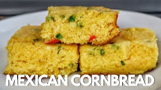 How To Make the BEST Mexican Cornbread... And It's SO MOIST! | Cinco De Mayo Food Ideas