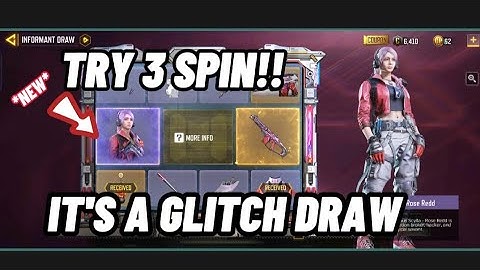 3 Spin get Scylla - Rose Redd DRAW INFORMANT DRAW  LEGENDARY DR-H- Blood Rose get wingsuit