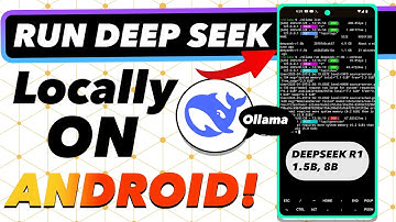 How TO Run DEEPSEEK R1 LOCALLY On Any Android Device 🤯😳