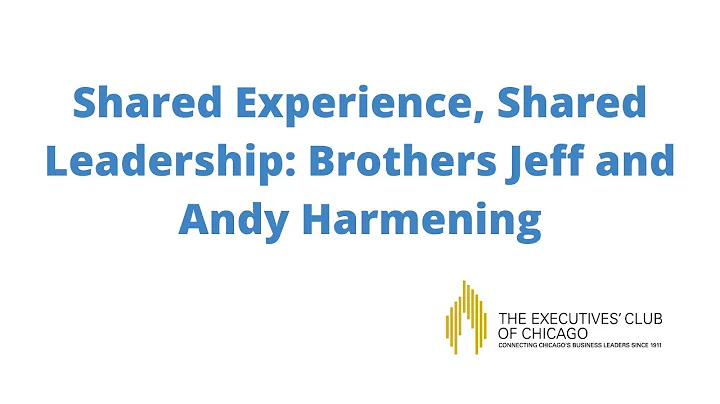 Shared Experience, Shared Leadership: Brothers Jef...