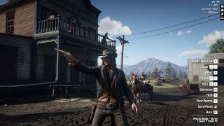 John Marston 1899 hair and outfit (John Marston Restoration Project and Rampage Mod menu)