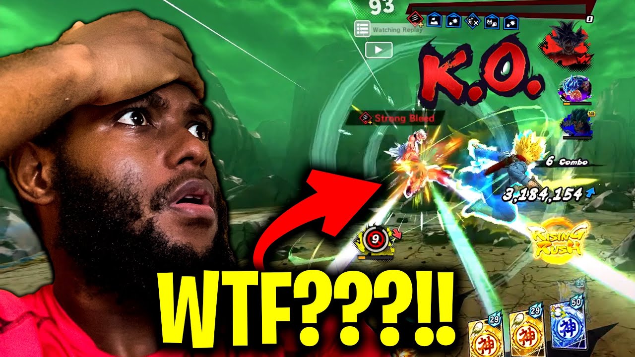 TRUNKS ONE STRIKE CARD KILLED MUI?? INSANE COMEBACK! Dragon Ball Legends PvP