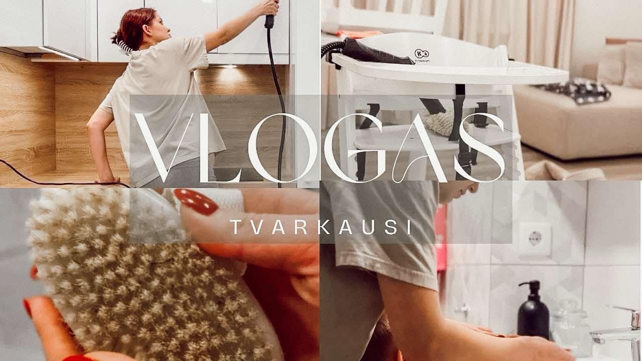 VLOGAS🎬 TVARKAUSI🧹Bandau pailsėti, kol nėra vaikų!😁🌸 #namai #vlogas #tvarkau