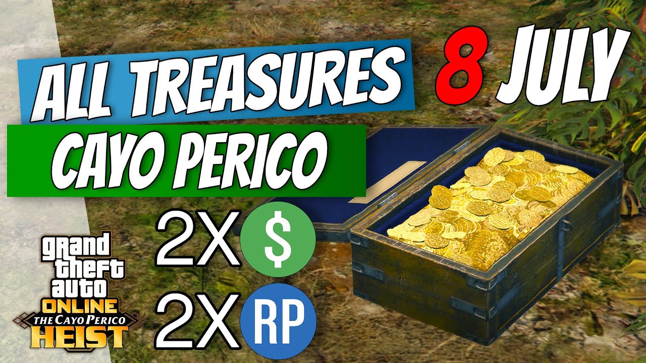 All Cayo Perico Treasure Chests Locations Guide Today 8 July GTA 5