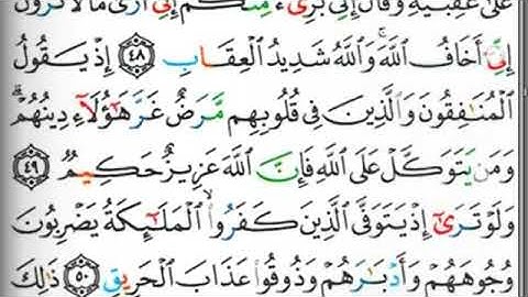مصحف التجويد المرتل صفحة 183 محمد أيوب