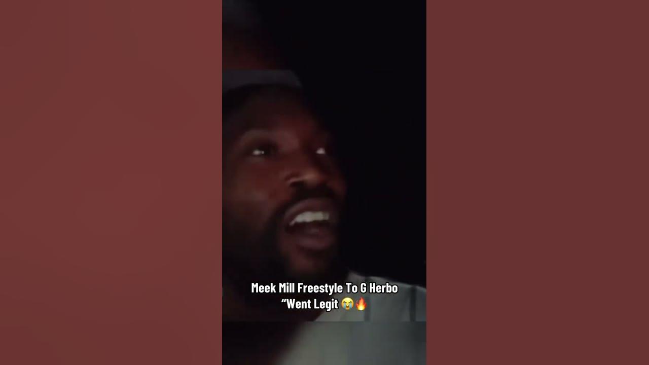 Meek mill freestyles over “Went Legit” #meekmill #wentlegit #gherbo