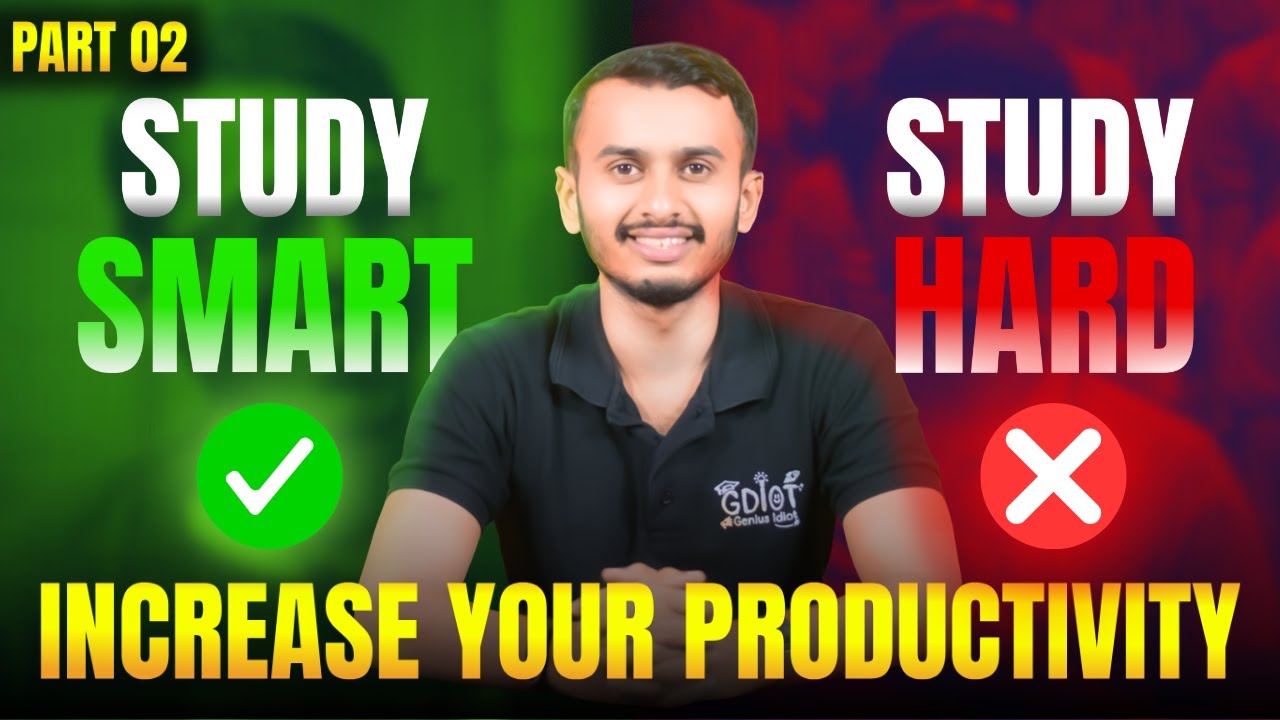 How to study EFFECTIVELY for EXAMS ? | Study SMART not HARD | PART 02 ...