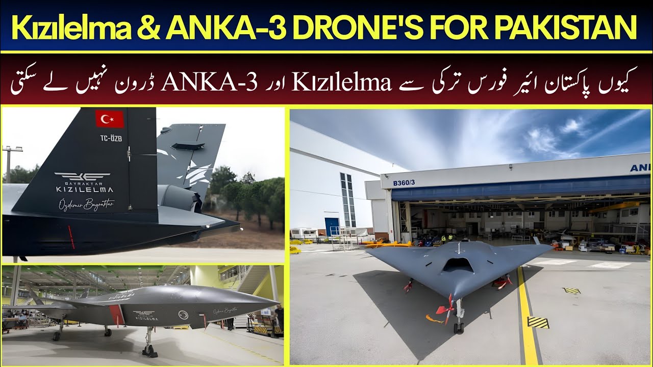 Kızılelma and ANKA-3 Drones for Pakistan | Ayyan Official - YouTube