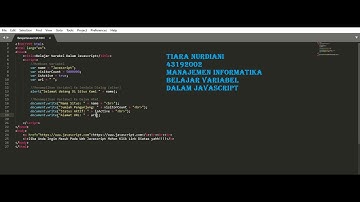 Cara Membuat Variabel Pada JavaScript