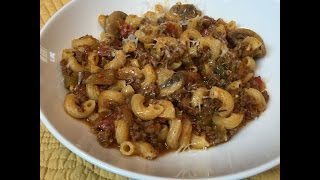 Lynn demonstrates how to make one pot goulash. this can be made with
ground beef or turkey. a great way get meal on the table quickly
during bu...