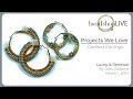 Free tip friday garland hoop earrings