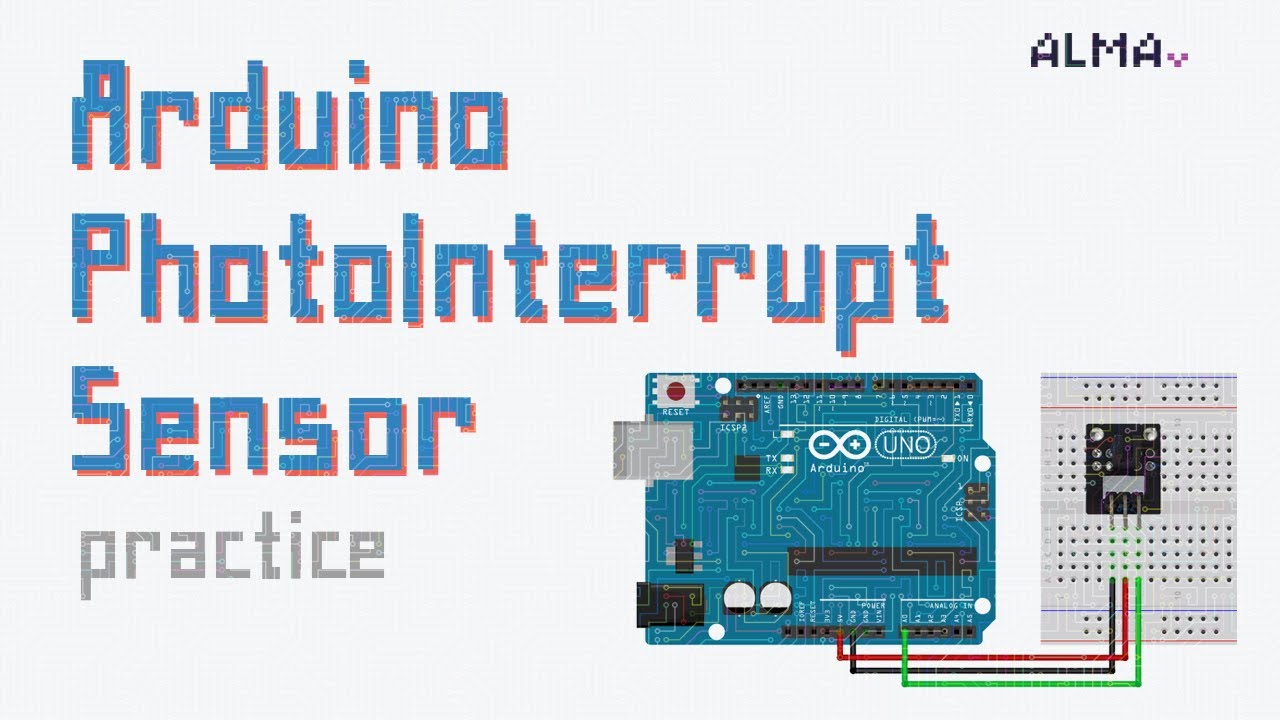 아두이노 예제 56] Arduino PhotoInterrupt sensor - YouTube