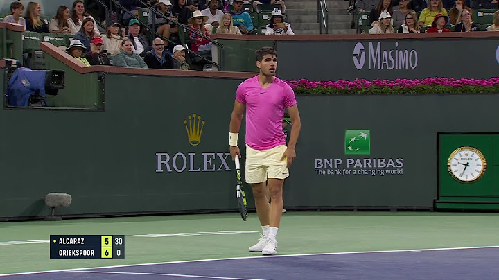 Carlos Alcaraz vs Tallon Griekspoor Highlights BNP PARIBAS OPEN – INDIAN WELLS TENNIS 2023