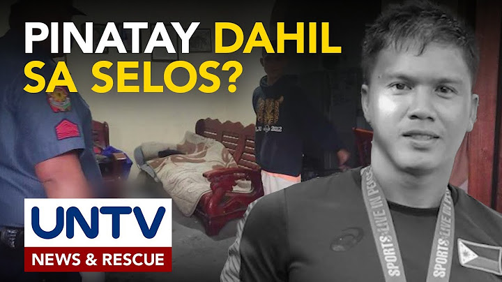 Suspek sa pagpatay kay SEA Games gold medalist Mervin Guarte, sinampahan na ng kasong murder