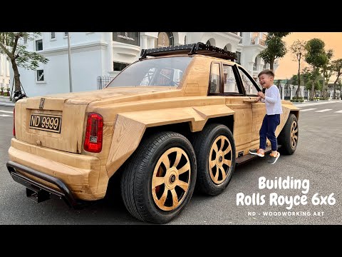 120 days to build a cool 6-wheel Rolls Royce for my son