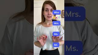 MISS/MRS./MS./MR. Do you know the difference?! LEARN ENGLISH MISS/MRS./MS./MR. Do you know the difference?! LEARN ENGLISH