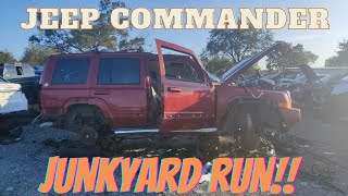 JEEP COMMANDER XK - JUNKYARD RUN!!