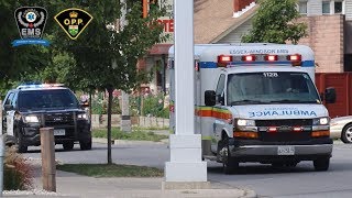 Responding - Essex-Windsor EMS, 1126, 1111 & O.P.P.