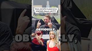 Does Jennifer Lawerence KNOWS About JJK??? #shorts