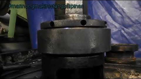 Valve Seat Ring Removal of Auxiliary Engine Cylinder head