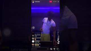 NBA youngboy on ig live in the studio with rich the kid and his son
