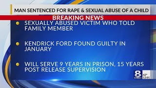 Rochester man sentenced for rape, sexual abuse against a child