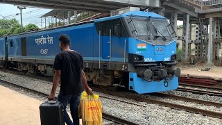 Dangerously Accelerating WAG 12 And WAG 9 Locomotive Python Freight Train Indian Railways Wealth
