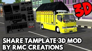 SHARE TAMPLATE 3D MOD BY RMC CREATION||CANTER MY BLACK
