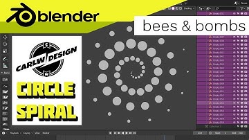 Eevee circle spiral animation [Blender] [Tutorial]