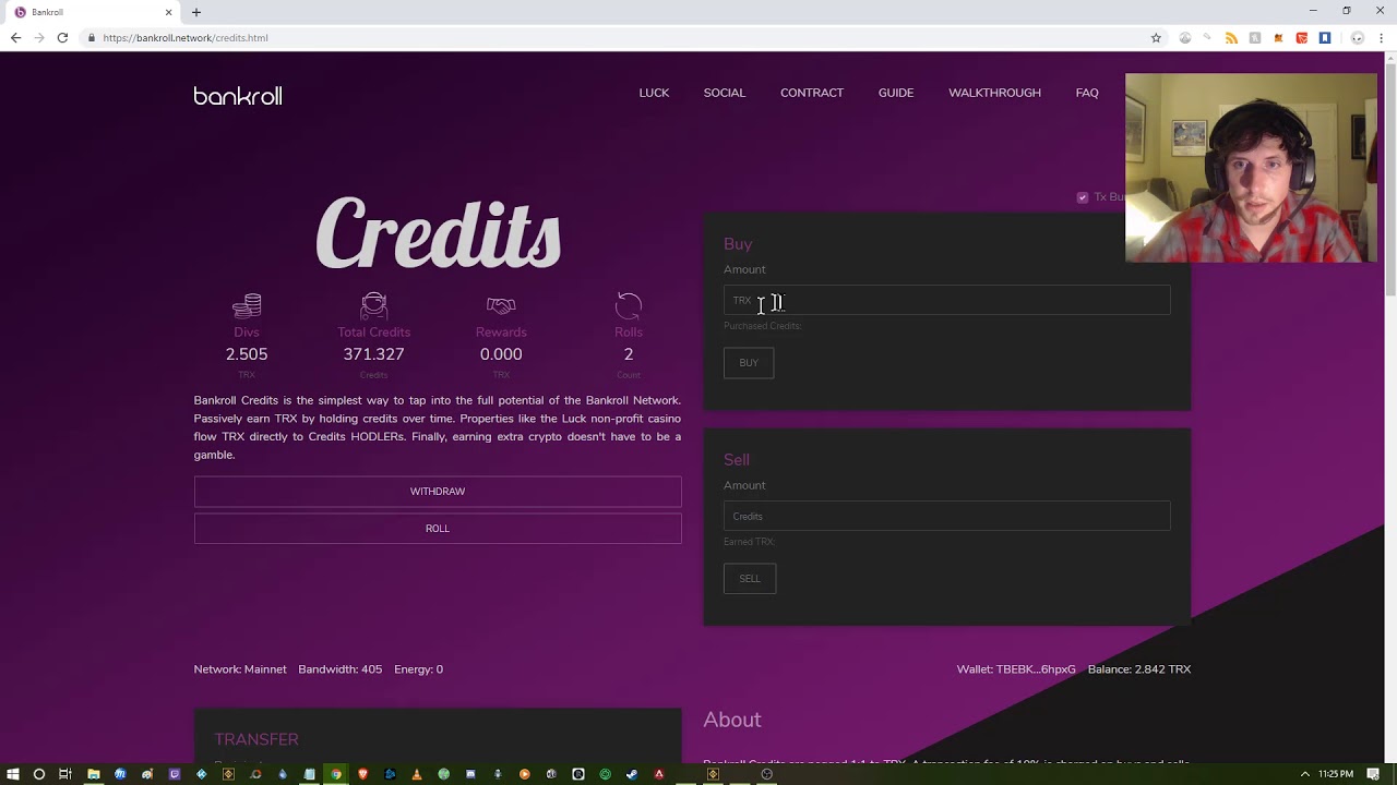 Creator of Bankroll launches Bank Credits on TRON [TRX] mainnet! Get in early!!