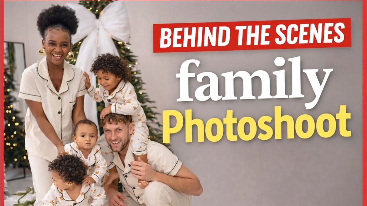 Behind the Scenes: Real Family Photoshoot Moments 📸❤️ 