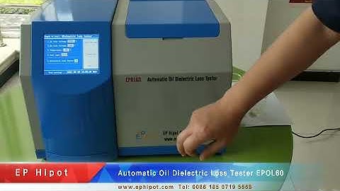 Testing Method of Automatic Transformer Oil Dielectric Loss Tester EP Hipot